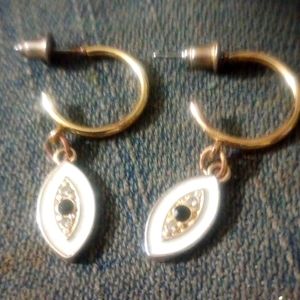 Unique gold plated earrings